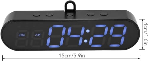 Temporizador LED digital McbeAn para gimnasio, reloj electrónico deportivo, temporizador de intervalos para boxeo, diseño magnético trasero, batería de gran capacidad de 1000 mAh, compacto y portátil para ejercicios en casa o gimnasio miniatura 5