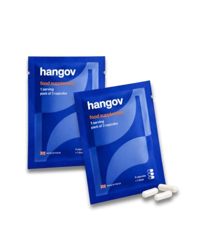Hangov Pre-Drink NAC 600mg B Complex Vitamin C | 1 Sachet (3 Capsules)