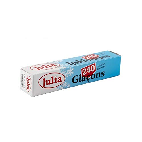 Cleany - Bolsas para Cubitos de Hielo (240 Bolas, 10 Paquetes de 24) = 1440 Cubitos de Hielo, 6 Unidades