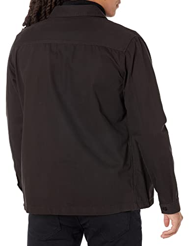 HUGO Men's Cotton Twill Patch Pockets Button Down Overshirt2