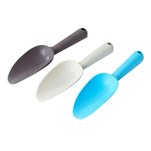 2PCS Shovel Scoop Gardening Tool Home Long Handle Beach Plastic Thicken Shovel Portable Flowerpot Shovel Scoop, Pet's Food Scoop, Kids Beach Sand Shovel