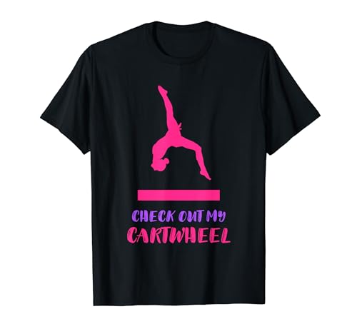 Echa un vistazo a My Cartwheel Gymnastics Exercise Lover Cartwheel Camiseta