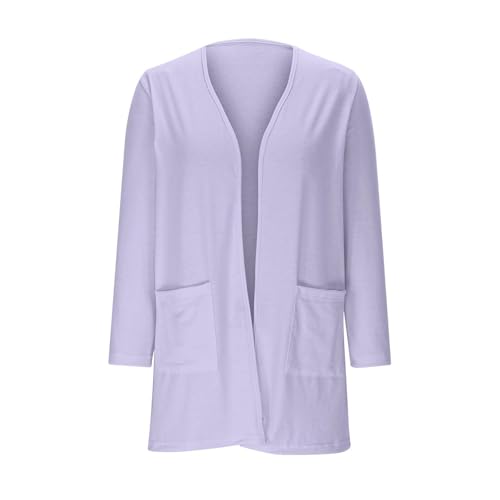 Girls Long Cardigan with Pockets Kids Lightweight Jacket Rash Guard Breathable Elegant Long Sleeve Plain Casual3