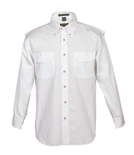 Men's Vented Back Twill Long Sleeve