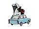 Werkhaus Stiftebox Trabant 601, kristallblau