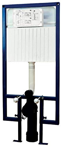 Calmwaters® - WC-Vorwandelement für Trockenbau mit Unterputz-Spülkasten mit 2-Mengen-Spülung für Wand-WCs - 36AD3159