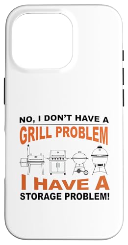 No I Don't Have a Grill Problem BBQ �O���� �s�b�g�}�X�^�[ �X�}�z�P�[�X iPhone 16 Pro �p