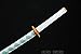 Japanese Anime Sword Demon Slayer Katana Sword, Handmade 1045 Carbon Steel Samurai Katana, Full Tang Handmade Sharp Cosplay,Real Weapons (Rengoku Kyoujurou Knife)