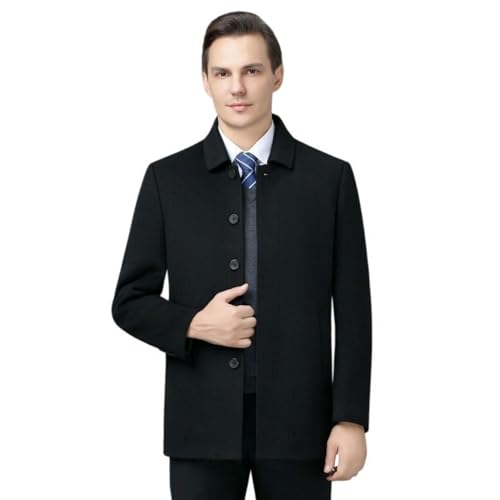 Manteau d'hiver homme laine double face épais contre le froid