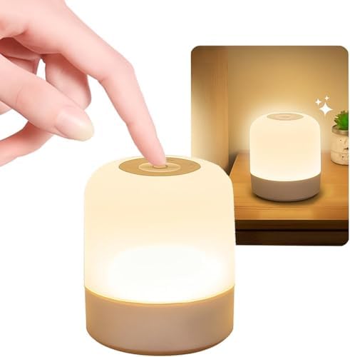 Luminária de Mesa LED, 3 Modos de Iluminação, Controle Remoto, Re...
