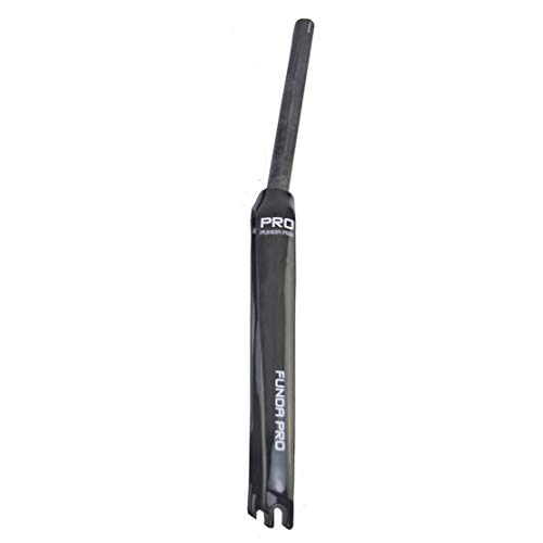 Fourche vélo route carbone 700C rigide et ultra légère FUNDA Pro tube droit