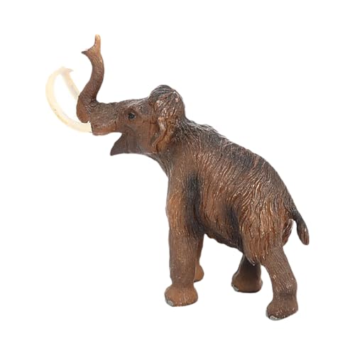 Sosoport Modelo De Mamut Cifra Suave Juguete Antiguo Prehistórico Largo Animales Modelo De Estatuilla Animal Modelo De Criaturas Prehistóricas De Polivinilo