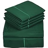Sacred Thread 6 PC Bamboo Sheet Set - Bedding & Pillowcase Set w/Deep Pockets - Silky Soft Hotel Bed