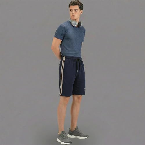 Image of Amul Comfy Men Ultra Soft Cotton-Rich Drawstring Lounge Shorts