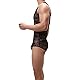 JIAHG Herren Bodysuit Spitze Unterhemd Mesh Sexy Reizwäsche Tops Ärmellose Stringbody Overall Dessous Männer Body Einteiler Schlafanzug Erotik Unterwäsche (Schwarz, XL)