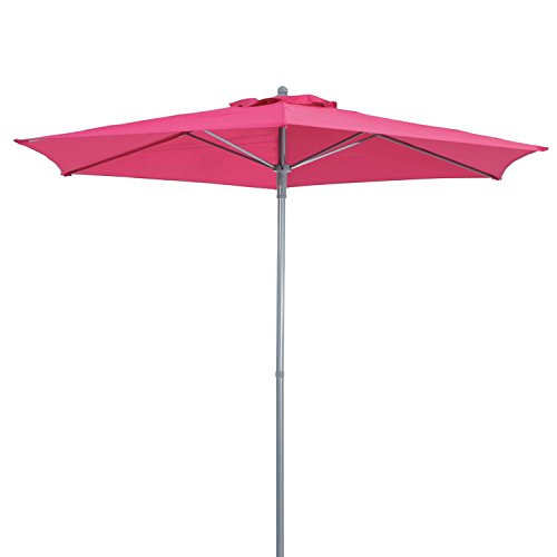 Hespéride Parasol Droit Anzio - 2,3 m - Framboise