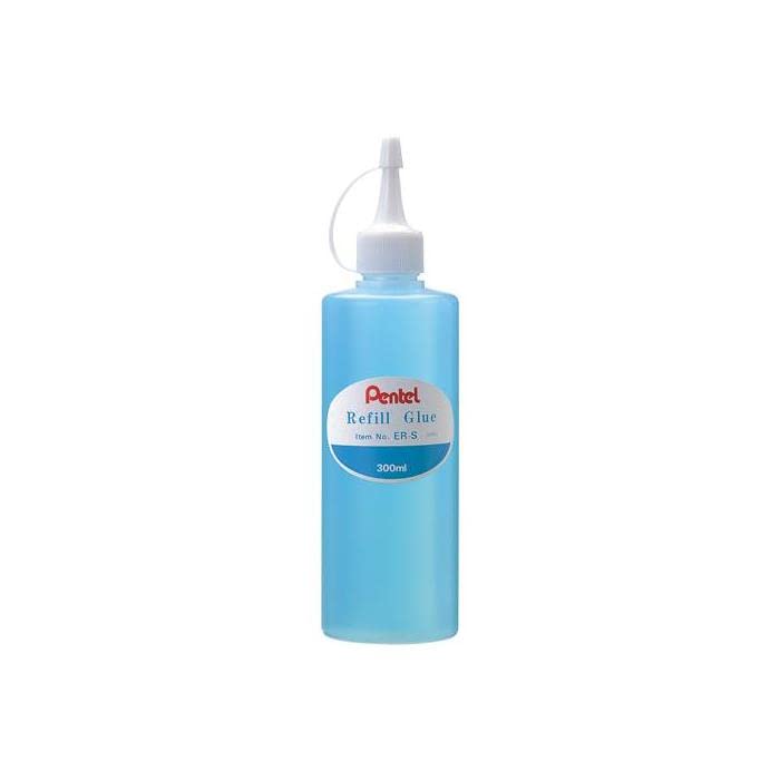 PENTEL Roll'n Glue ER-S Flüssigkleber, 300 ml, 3 Stück