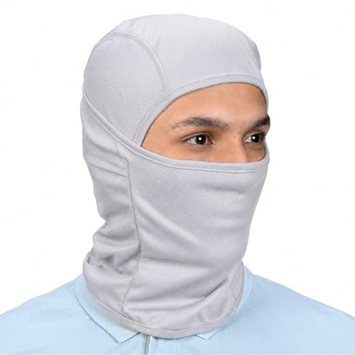 Image of FOVERA Full Face Helmet Mask for Bikers - UV Protection Balaclava for Men & Women - Breathable Head Cover for Sun, Dust & Pollution - Under Helmet Liner for Riding (Mix)