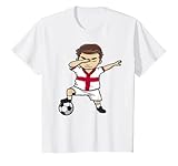 Camiseta de fútbol genial para los pequeños fanáticos de la dab de Inglaterra. Juega un partido de entrenamiento con un niño y apoya al equipo inglés para el próximo torneo de fútbol 2018, debe alcanzar el objetivo de vencer al portero y convertirse en el ganador de la copa. Bonita camiseta de cumpleaños para un juego