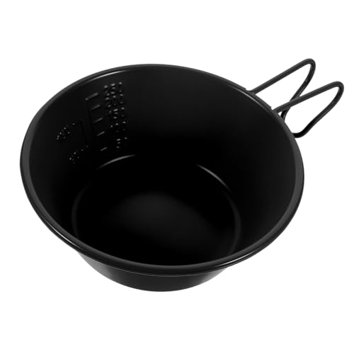 Levemolo Stainless Steel Camping Bowl with Handle Durable Soup Bowl for Outdoor Cooking Portable Picnic Dinnerware