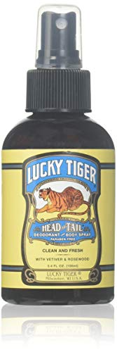 Lucky tiger head totail deodorant and body spray -- 3.4…