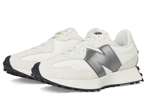 New Balance Women's 327 Sneaker, Sea Salt/Castlerock, 6