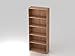 Produktbild Regal 5 OH, 33cm, tief Nussbaum