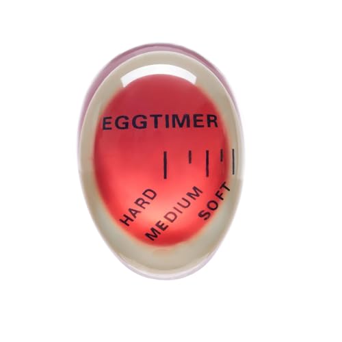 1pcs Egg Timer Kitchen Electronics Gadgets Color Eggs Cooking Changing Yummy Soft Hard Boiled Eco-Friendly Resin Red Timer Tools image 5