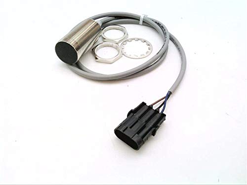 RADWELL Verified Substitute M8-1572968-SUB Substitute for HEIL M8-1572968, Proximity Sensor, M30, INDUCTIVE, 15MM Range, Shielded, PNP, 1.06M Pigtail W/Connector, WEATHERPACK QD Works W/HEIL