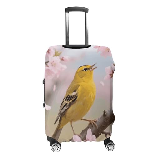 Rustic Birds Elastic Luggage Cover Suitcase Protector for 19-32 Inch Suitcases | Universal Stretchable Travel Bag Cover | Anti-Scratch, Washable with Zipper Closure XL4