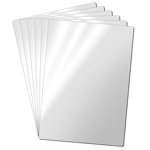 LLPT Papier Imprimable Magnétique 6 Feuilles Papier Magnétique Brillant pour Imprimante à jet d'encre Film Magnétique pour Réfrigérateur pour Photos...