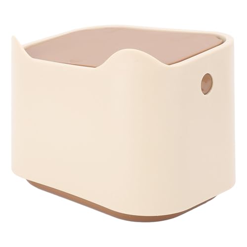 KKPLZZ Poubelle à litière pour chat avec couvercle à pression, design fermé, compacte et polyvalente, pour la maison