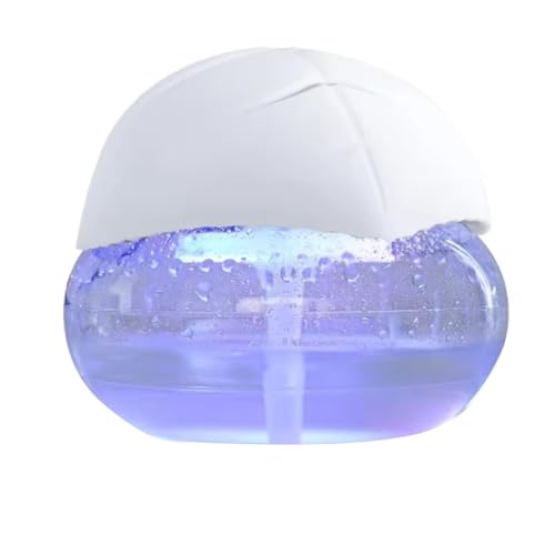 Yarryuter Purificador de Aire A Base de Agua, Purificador de Aire con 7 Luces LED Que Cambian de Color, Revitalizador y Ambientador, Enchufe UE.