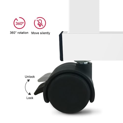Chariot pour ordinateur portable mobile C table de chevet réglable