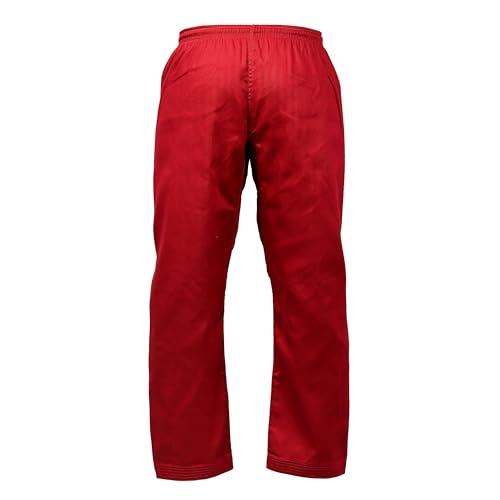 Generic Truesaga - Solid Color Regular Karate Pants 8 Oz Cotton-Poly Light Weight Unisex  thumb #2