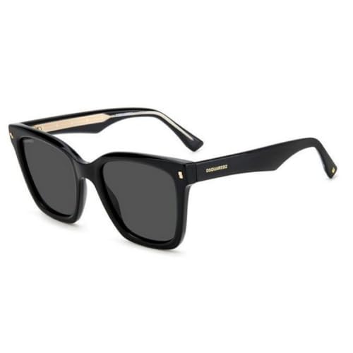 DSquared Lunettes de soleil, 807/Ir Noir, 53 cm