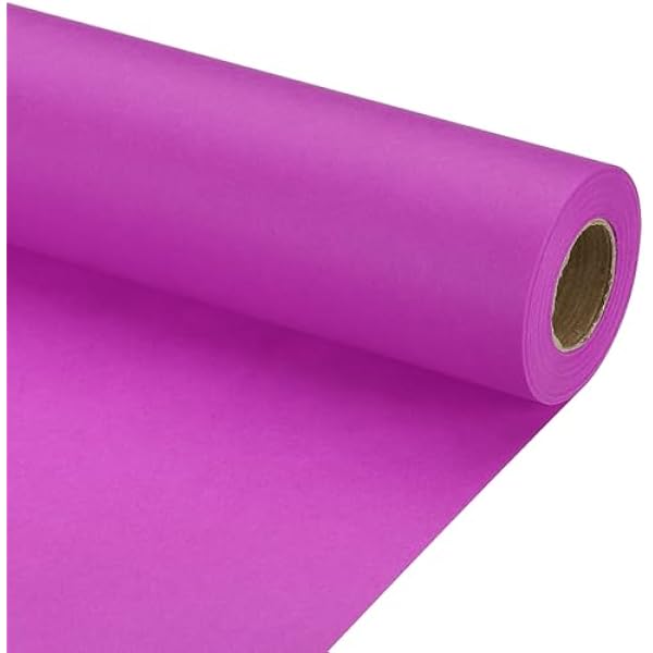 PATIKIL Упаковочная бумага, 30,5 см × 127 м (42') 70 г/м² Рулон крафт-бумаги для рукоделия, бумага для упаковки плакатов, досок, подарков, фиолетовая