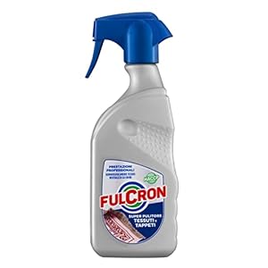 FULCRON Super textiel- en tapijtreiniger, 500 ml, reiniger en reinigingsmiddel voor textiel met geurremmende formule, dieptereiniging, dagelijks gebruik, effectief en geurloos