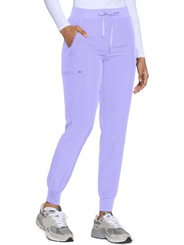 Image of COZYFIT Womens Scrub Pants - Soft Stretch Yoga Style with 5 Pockets, Slim Fit Jogger Scrubs Pants for Women