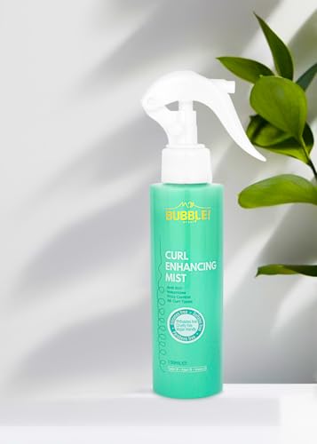 My Bubble! Curl Enhancing Mist 150ml with Castor, Argan & Coconut for all curly hair types vegan, silicone free - Image 4