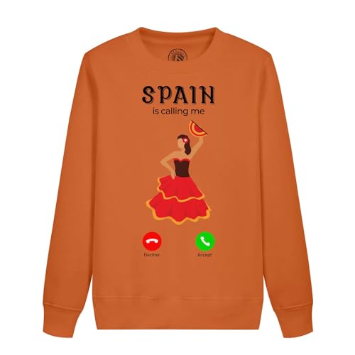 Sweatshirt enfant Spain is Calling Me une idée cadeau originale d'anniversaire