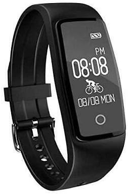 Asia Long Fitness Bluetooth Pedometer with Pulse Monitor Fitness Tracker Tracker Bracelet with Heart Rate & Sleep analysis/Calorie Counter/SMS SNS Vibration/Weather Push/Stopwatch for iOS and Android mobile phone