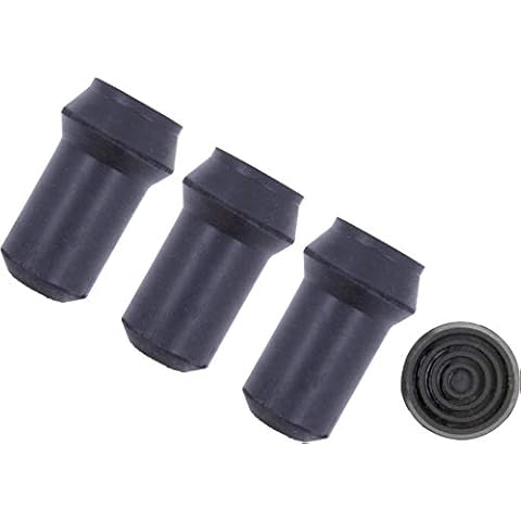 Country Canes 16mm (5/8") Type D Replacement Walking Stick Ferrules (4) Cover