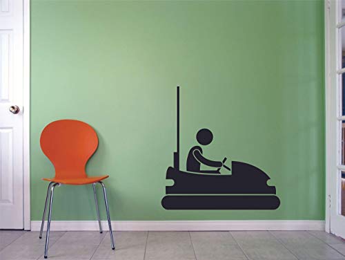 Vinilo Decorativo Bumper Car Parque Infantil 20x18 in