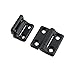 Folding Hinge Black Zinc Alloy Industrial Electrical Equipment and Distribution Box 1Pcs(40mmX40mm)