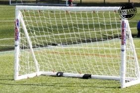 Samba 6x4ft Fold-a-Goal Football Goal - All Weather uPVC Football Goal Posts - Portable Net Foldable Locking System Garden