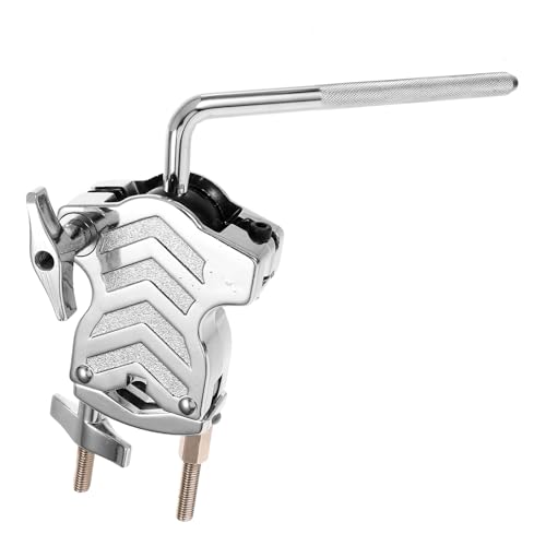 Abrazadera para cowbell de batería con clip ajustable miniatura 1