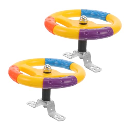 BESPORTBLE 2pcs Steering Wheel Toy for Boy Girl Replacement Steering Wheel for Toy Cars Compatible Various Models for Playtime and Interactive Learning