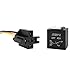 Waterproof Automotive Relay with Socket, 12V/24V DC, 40A, 4Pin/5Pin, Red Copper Terminal, Sealed Design with Fuse (24V 5P)