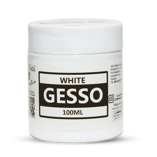 Little Birdie Acrylic Gesso White 100 ML | Premium Water-Based ...
